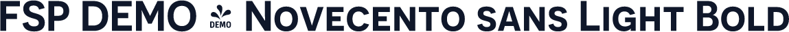 FSP DEMO - Novecento sans Light Bold