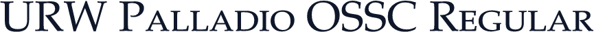 URW Palladio OSSC Regular