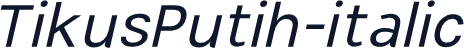 TikusPutih-italic