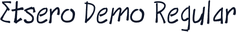Etsero Demo Regular