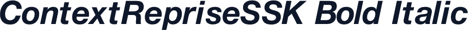 ContextRepriseSSK Bold Italic