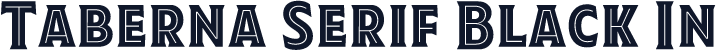 Taberna Serif Black In