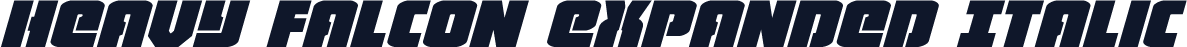 Heavy Falcon Expanded Italic