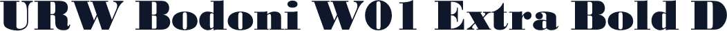 URW Bodoni W01 Extra Bold D