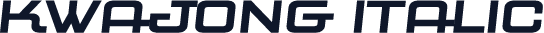 Kwajong Italic