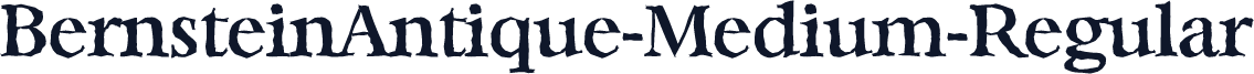 BernsteinAntique-Medium-Regular