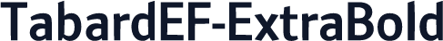 TabardEF-ExtraBold