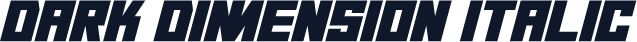 Dark Dimension Italic