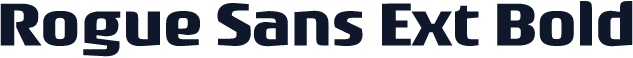 Rogue Sans Ext Bold
