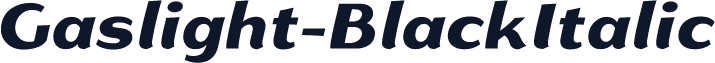 Gaslight-BlackItalic