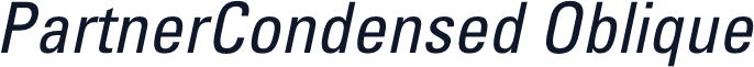 PartnerCondensed Oblique