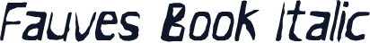 Fauves Book Italic