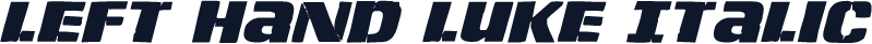 Left Hand Luke Italic