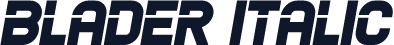 Blader Italic
