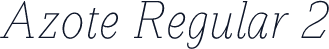 Azote Regular 2