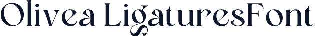 Olivea LigaturesFont