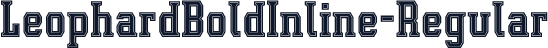 LeophardBoldInline-Regular