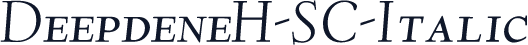 DeepdeneH-SC-Italic