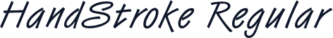 HandStroke Regular