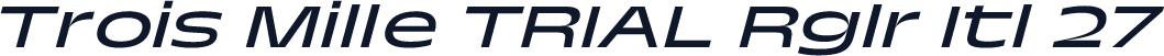 Trois Mille TRIAL Rglr Itl 27