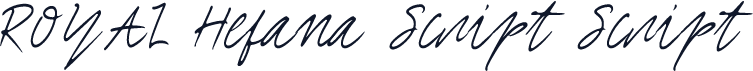 ROYAL Hefana Script Script