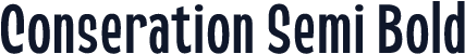 Conseration Semi Bold