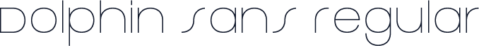 Dolphin Sans Regular