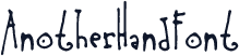 AnotherHandFont