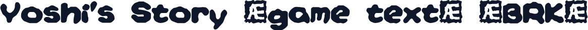 Yoshi's Story (game text) (BRK)