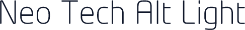 Neo Tech Alt Light