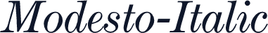 Modesto-Italic
