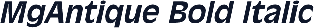 MgAntique Bold Italic