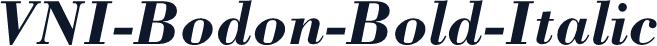 VNI-Bodon-Bold-Italic