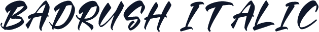 Badrush Italic