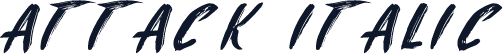 Attack Italic