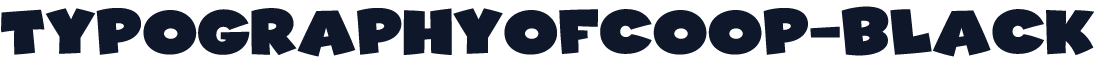 TypographyofCoop-Black