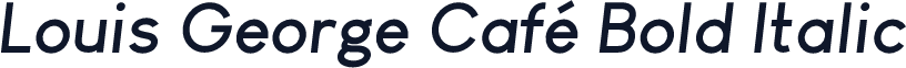 Louis George Café Bold Italic
