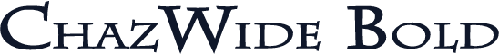 ChazWide Bold