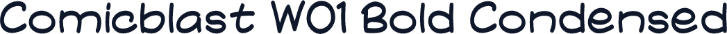 Comicblast W01 Bold Condensed