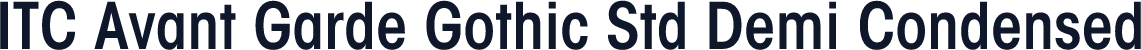 ITC Avant Garde Gothic Std Demi Condensed