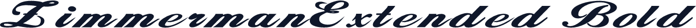 ZimmermanExtended Bold