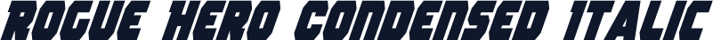 Rogue Hero Condensed Italic
