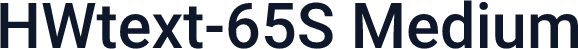 HWtext-65S Medium