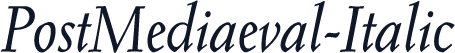 PostMediaeval-Italic