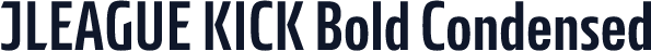 JLEAGUE KICK Bold Condensed