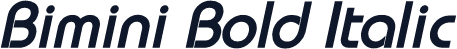 Bimini Bold Italic