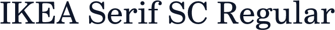 IKEA Serif SC Regular