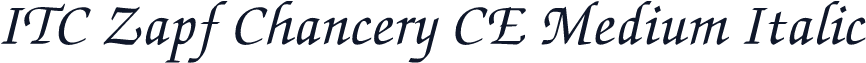 ITC Zapf Chancery CE Medium Italic