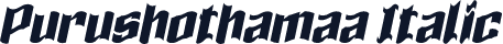 Purushothamaa Italic