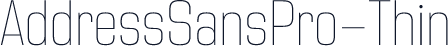 AddressSansPro-Thin